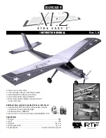 Предварительный просмотр 1 страницы Hangar 9 Extra Easy XE2 Instruction Manual