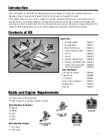 Предварительный просмотр 3 страницы Hangar 9 FuntanaX 100 ARF Assembly Manual