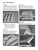 Предварительный просмотр 10 страницы Hangar 9 FuntanaX 100 ARF Assembly Manual