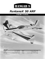 Hangar 9 FuntanaX 50 Assembly Manual preview