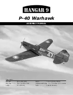 Hangar 9 P-40 Warhawk Assembly Manual preview