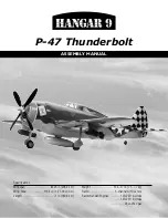 Preview for 1 page of Hangar 9 P-47 thunderbolt Assembly Manual