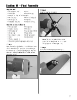 Preview for 31 page of Hangar 9 P-47 thunderbolt Assembly Manual