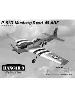 Hangar 9 P-51D Mustang 40 ARF Assembly Manual preview