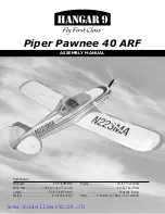 Hangar 9 Piper Pawnee 40 ARF Assembly Manual preview