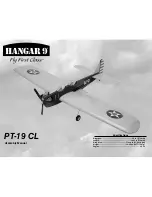 Preview for 1 page of Hangar 9 PT-19 CL Assembly Manual