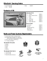 Preview for 3 page of Hangar 9 PULSE XT 40 ARF Assembly Manual