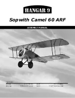 Preview for 1 page of Hangar 9 sopwith camel 60 arf Assembly Manual