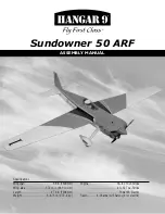 Hangar 9 Sundowner 50 ARF Assembly Manual preview