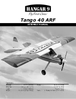 Hangar 9 Tango 40 ARF Assembly Manual preview