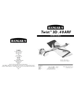 Preview for 1 page of Hangar 9 Twist 3D .40 ARF HAN2660 Assembly Manual