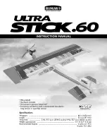 Preview for 1 page of Hangar 9 Ultra Stick 60 Instruction Manual