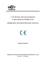 HANGCHA CPCD10N-RW10 Operation And Maintenance Manual preview