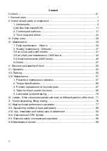 Preview for 4 page of HANGCHA CPCD25-XW33C-RT4 Operational And Maintenance Manual