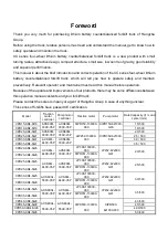 Preview for 2 page of HANGCHA XC Series Operation And Maintenance Manual