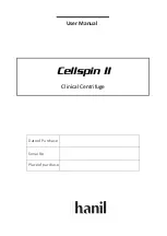 Hanil Cellspin II User Manual preview