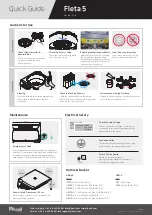 Preview for 2 page of Hanil Fleta 5 Quick Manual