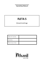 Hanil Fleta5 Operating Manual preview