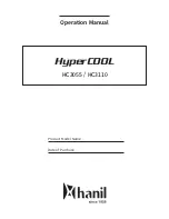 Hanil HyperCOOL HC3055 Operation Manual preview