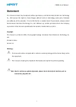 Preview for 5 page of Hanin TP808-i User Manual