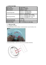 Preview for 3 page of HANK Electronics HKWL-FLD01W User Manual