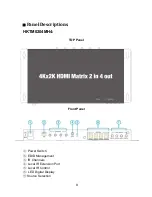 Preview for 7 page of Hank HKTM0204MH4 Operating Instructions Manual