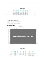 Preview for 8 page of Hank HKTM0204MH4 Operating Instructions Manual