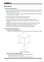 Preview for 3 page of HANKY & PARTNERS TP-600MFVS Operation Manual