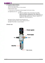 Preview for 14 page of HANKY & PARTNERS TP-600MFVS Operation Manual