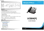 Preview for 2 page of Hanlong UC804(P) Quick Reference