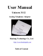 Preview for 1 page of Hanlong Unicorn 3112 User Manual