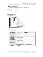 Preview for 4 page of HANMI TECHWIN TDC-9030 Operating Manual