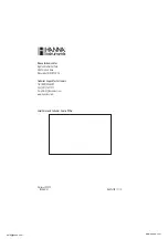 Preview for 24 page of Hanna Instruments 96708 Instruction Manual