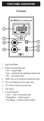 Preview for 5 page of Hanna Instruments BL 983317-0 User Manual