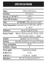 Preview for 9 page of Hanna Instruments BL 983317-0 User Manual