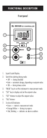 Предварительный просмотр 5 страницы Hanna Instruments BL 983320-0 User Manual