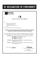 Preview for 12 page of Hanna Instruments BL 983320-0 User Manual