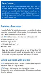 Preview for 2 page of Hanna Instruments Checker HC User Manual