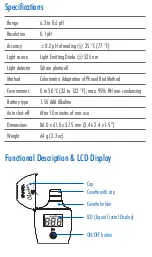 Предварительный просмотр 3 страницы Hanna Instruments Checker HC User Manual