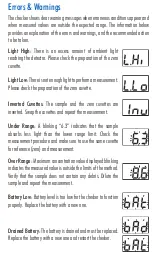 Предварительный просмотр 5 страницы Hanna Instruments Checker HC User Manual