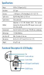 Preview for 3 page of Hanna Instruments Checker HI701 User Manual