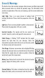 Preview for 5 page of Hanna Instruments Checker HI701 User Manual