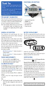 Preview for 2 page of Hanna Instruments Checkfridge HI147-00 Instruction Manual