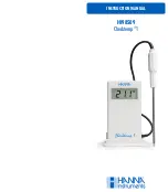 Preview for 1 page of Hanna Instruments Checktemp 1 Instruction Manual