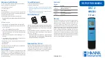 Preview for 1 page of Hanna Instruments DiST 3 Instruction Manual