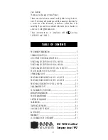 Preview for 2 page of Hanna Instruments Foodcare HI 9171 Instruction Manual