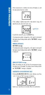 Preview for 22 page of Hanna Instruments Foodcare HI 935007 Instruction Manual