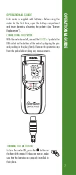 Preview for 7 page of Hanna Instruments GroLine HI9814 Instruction Manual