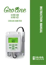 Hanna Instruments GROLINE HI981421 Instruction Manual preview