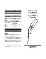 Hanna Instruments HI 151-00 Instruction Manual preview